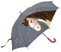Cover-Bild zu Reflektierender Regenschirm Pferde