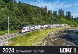 Cover-Bild zu Redaktion LOKI (Hrsg.): LOKI Kalender Schweizer Bahnen 2024
