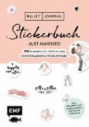 Cover-Bild zu Edition Michael Fischer: Bullet Journal - Stickerbuch Just married: 850 romantische Sprüche und Schmuckelemente für die Hochzeit