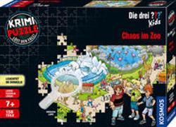 Cover-Bild zu Krimipuzzle ??? Kids 150 Teile / Chaos im Zoo