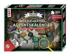 Cover-Bild zu Pieper, Hans: Puzzle-Rätsel-Adventskalender - Sabotage in der Spielzeugfabrik. 24 Puzzles mit insgesamt 960 Teilen