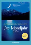 Cover-Bild zu Paungger, Johanna: Das Mondjahr 2024 - s/w Taschenkalender