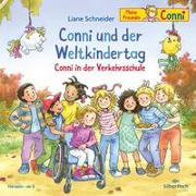 Cover-Bild zu Schneider, Liane: Conni und der Weltkindertag / Conni in der Verkehrsschule (Meine Freundin Conni - ab 3)