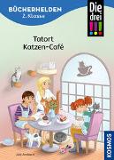 Cover-Bild zu Heger, Ann-Katrin: Die drei !!!, Bücherhelden 2. Klasse, Tatort Katzen-Café