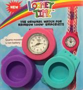 Cover-Bild zu Rainbow Loom Limited Edition. Loomey Time? Armbanduhren-Set. lila-pink-türkis