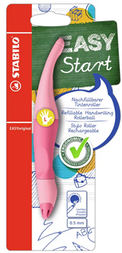 Bild von STABILO Tintenroller Easy Original B-58465-3 pastell pink, Linkshänder