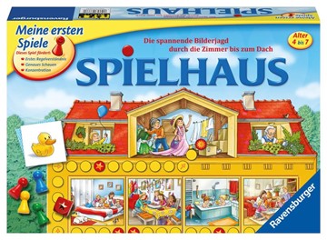 Bild von Obrist, Jörg: Ravensburger 21424 - Spielhaus - Kinderspielklassiker, spannende Bilderjagd für 2-4 Spieler ab 4 Jahren