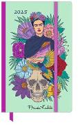 Cover-Bild zu DUMONT Kalender (Hrsg.): Frida Kahlo Wochen-Notizkalender klein 2025 - Taschen-Kalender 9x14 cm - mit Verschlussband & Falttasche - Weekly